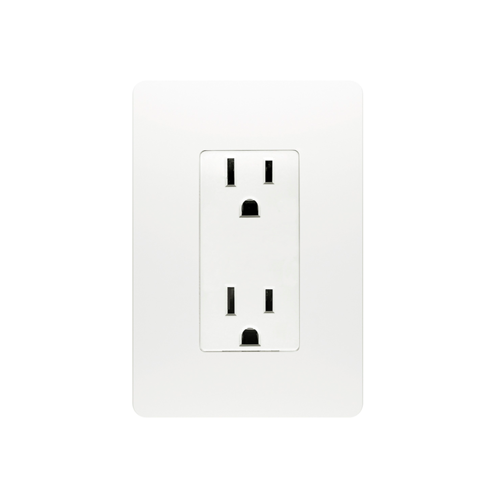 Contacto Duplex 2p+t con placa Blanco UNNO