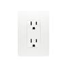 Contacto Duplex 2p+t con placa Blanco UNNO