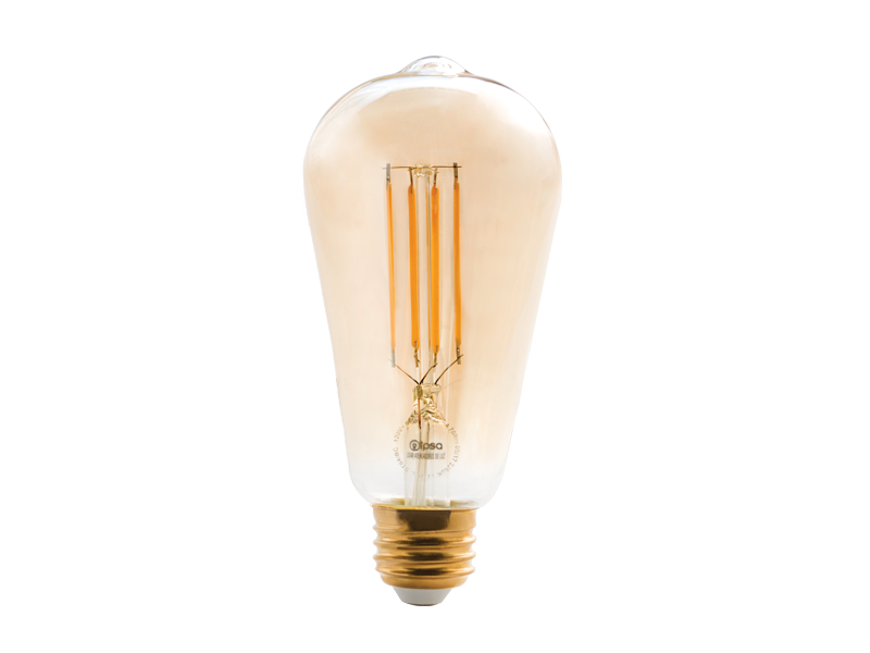 Lampada Design Goccia Vintage Retrò F.O.B. Stick Dimmerabile Led E27 8W  500Lumen Luce Calda Shot BOT LIGHTING - WLD6108X2AM