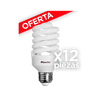 Paquete 12 pzs. Foco Ahorrador Espiral 23w E26 T2