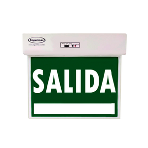 Señaletica Salida de Emergencia doble vista