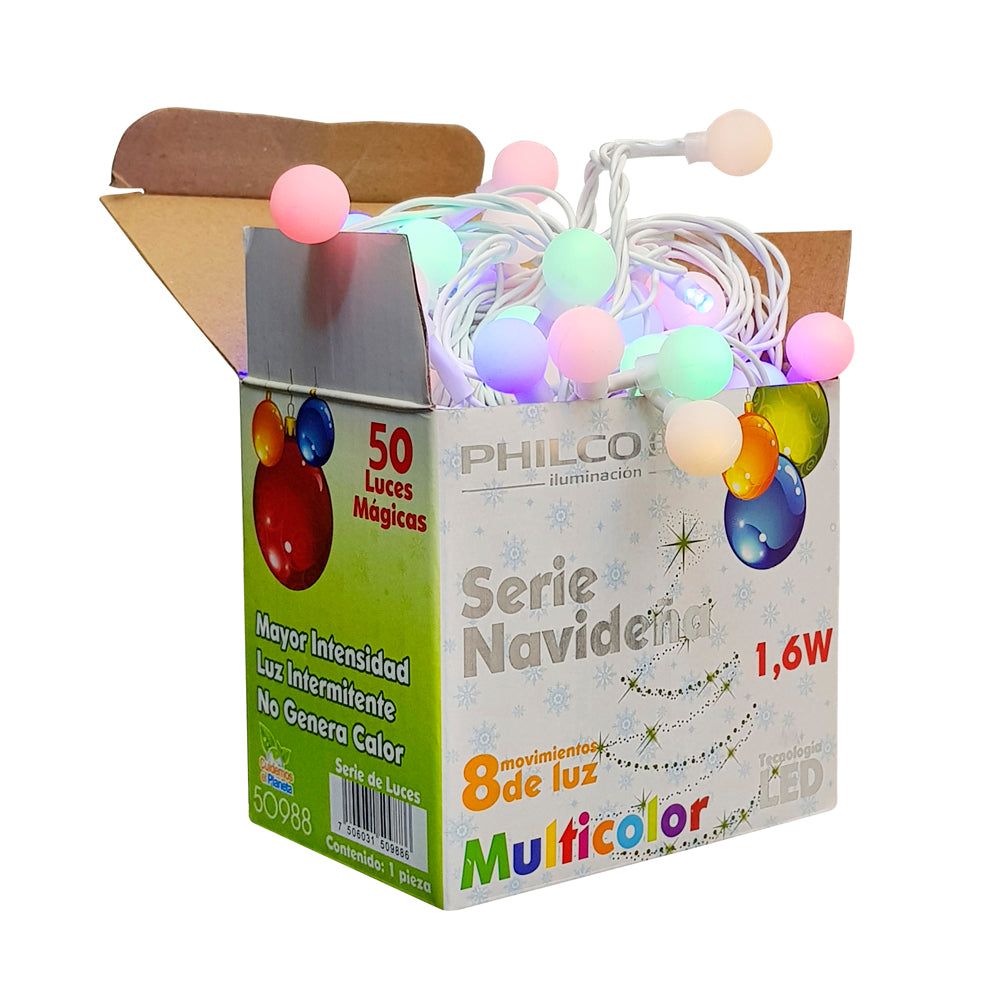 Serie Navideña LED Clásica de Bola RGB